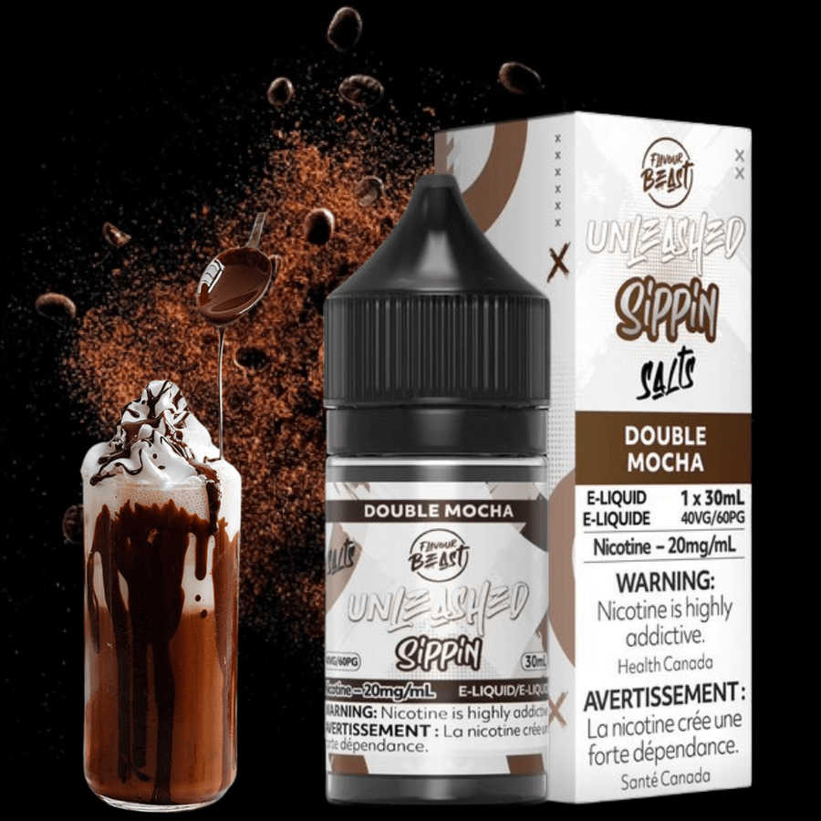 Flavor Beast Unleashed Sippin Salts-Double Mocha 30ml / 20mg Winkler Vape SuperStore and Bong Shop Manitoba Canada