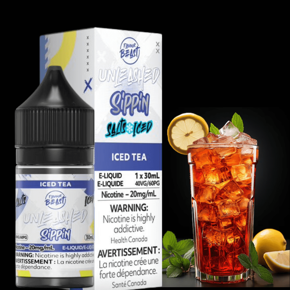 Flavor Beast Unleashed Sippin Salts-Iced Tea 30ml / 20mg Winkler Vape SuperStore and Bong Shop Manitoba Canada