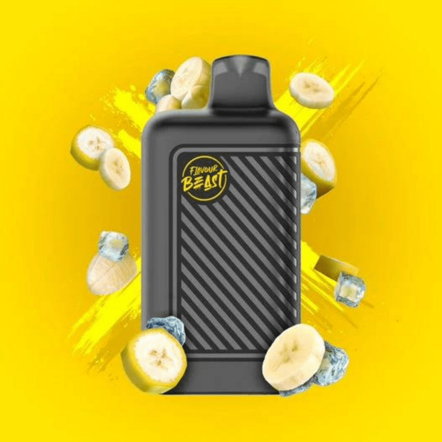 Flavour Beast Beast Mode 8K Disposable-Bussin' Banana Iced 20mg / 8000 Puffs Winkler Vape SuperStore and Bong Shop Manitoba Canada