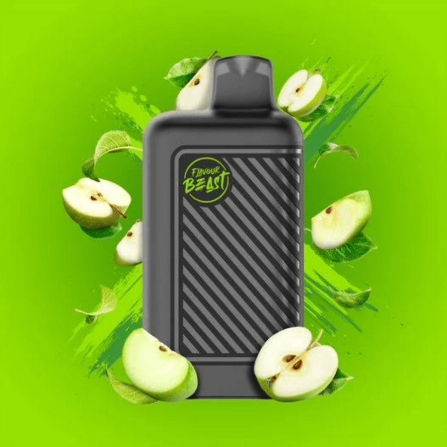 Flavour Beast Beast Mode 8K Disposable-Gusto Green Apple 20mg / 8000 Puffs Winkler Vape SuperStore and Bong Shop Manitoba Canada