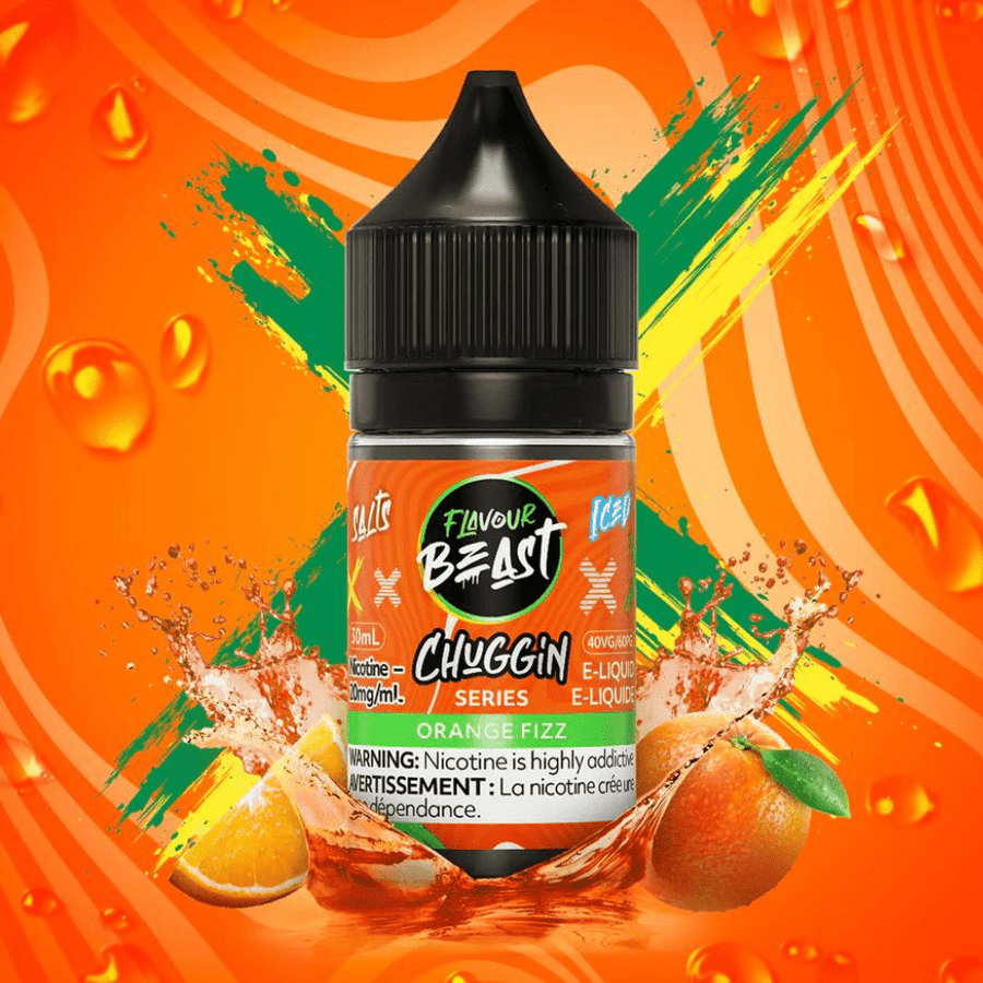 Flavour Beast Chuggin' Salt-Orange Fizz 30ml / 20mg Winkler Vape SuperStore and Bong Shop Manitoba Canada