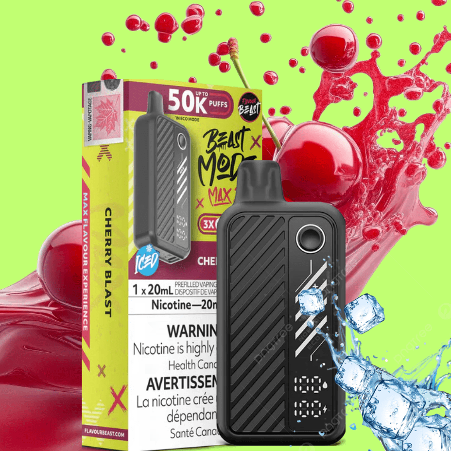 Flavour Beast Max 2 Disposable Vape-Cherry Blast Vapexcape Vape and Bong Shop Regina Saskatchewan