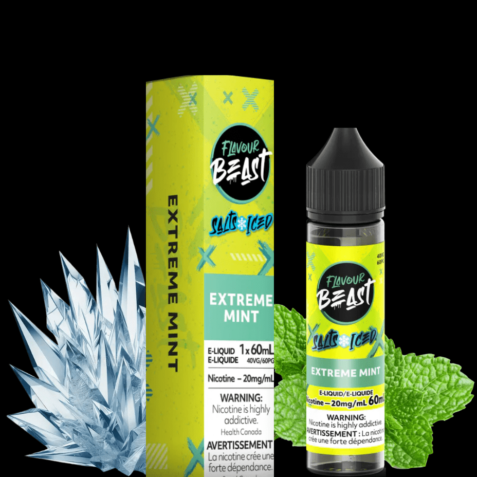 Flavour Beast Salt-Extreme Mint-60ml 60ml / 20mg Winkler Vape SuperStore and Bong Shop Manitoba Canada