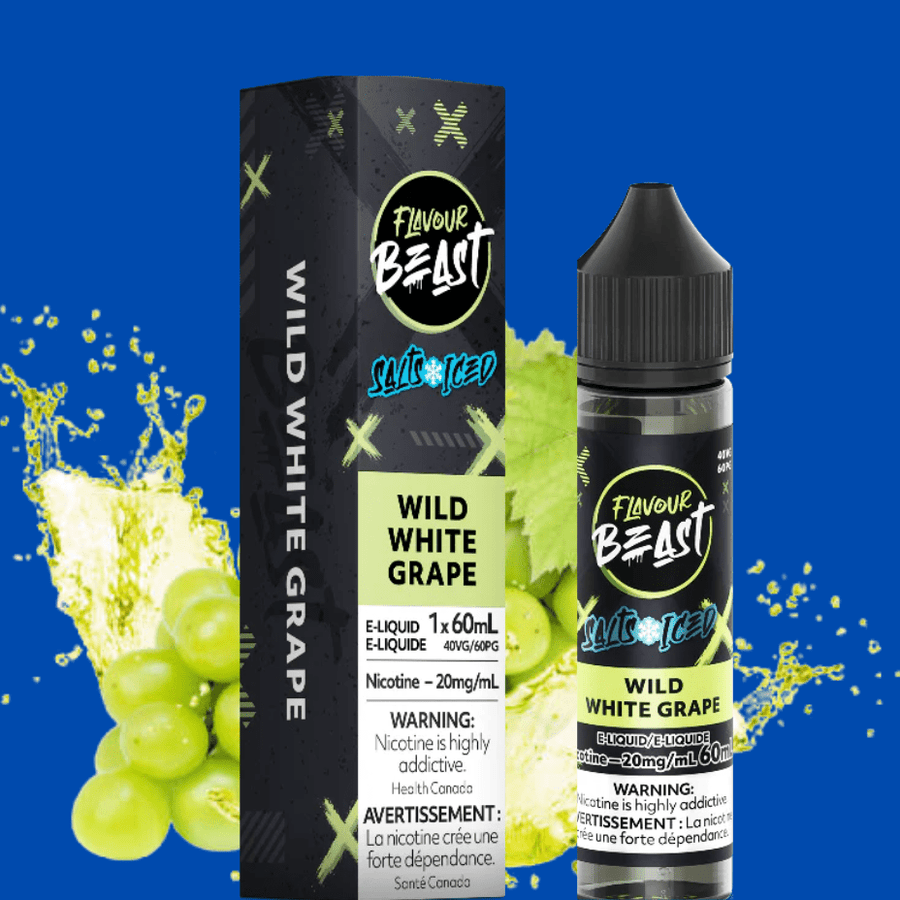 Flavour Beast Salt-Wild White Grape-60ml 60ml / 20mg Winkler Vape SuperStore and Bong Shop Manitoba Canada