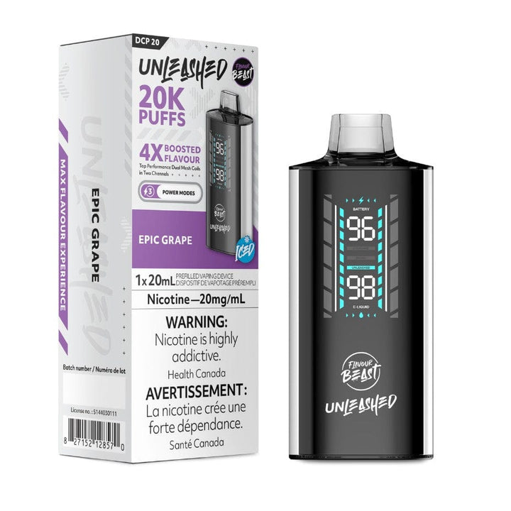 Flavour Beast Unleashed DCP 20K - Epic Grape Winkler Vape SuperStore and Bong Shop Manitoba Canada