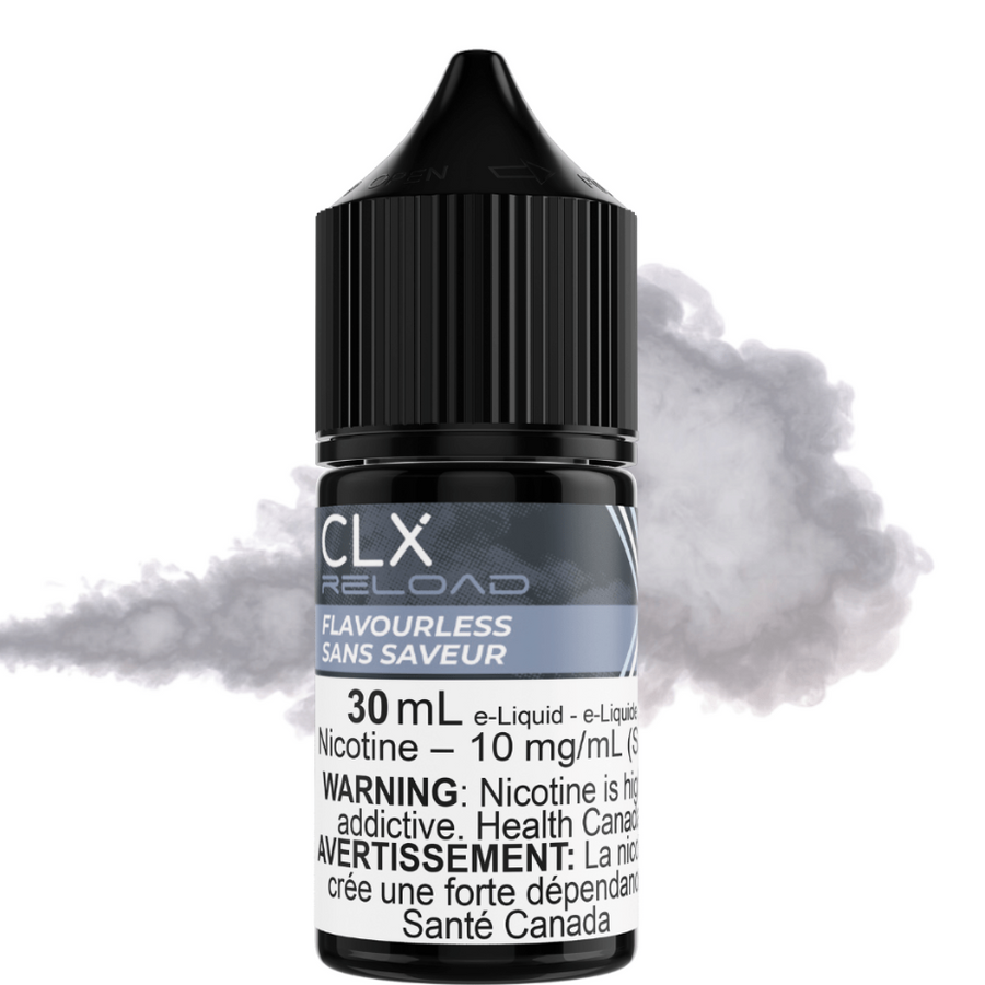 Flavourless Salt by CLX Reload E-Liquid 30mL / 10mg Winkler Vape SuperStore and Bong Shop Manitoba Canada