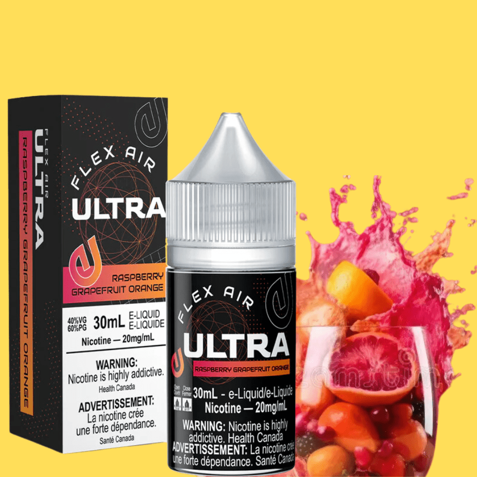 Flex Air Ultra Salt-Raspberry Grapefruit Orange Winkler Vape SuperStore and Bong Shop Manitoba Canada