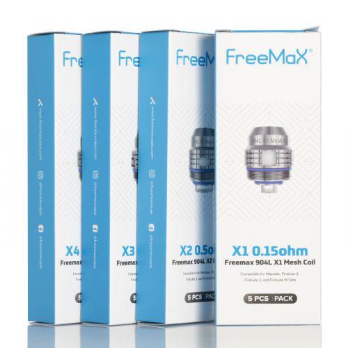 Freemax 904L X Mesh Coils-Fireluke 3 Mesh Series Coils 5/pkg / X1 Single Mesh-0.15 ohm Winkler Vape SuperStore and Bong Shop Manitoba Canada