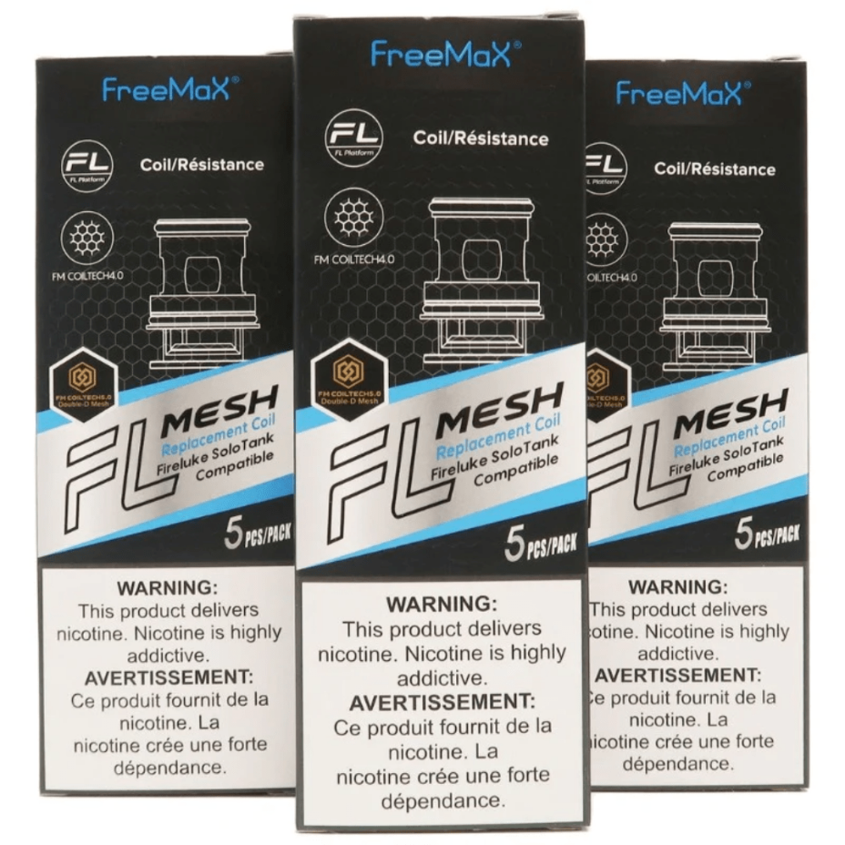 Freemax Fireluke Solo Replacement Coils 5-pack / FL1-D / 0.15 ohm Winkler Vape SuperStore and Bong Shop Manitoba Canada