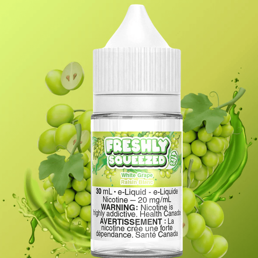 Freshly Squeezed Salt - White Grape 30ml 30ml / 12mg Winkler Vape SuperStore and Bong Shop Manitoba Canada