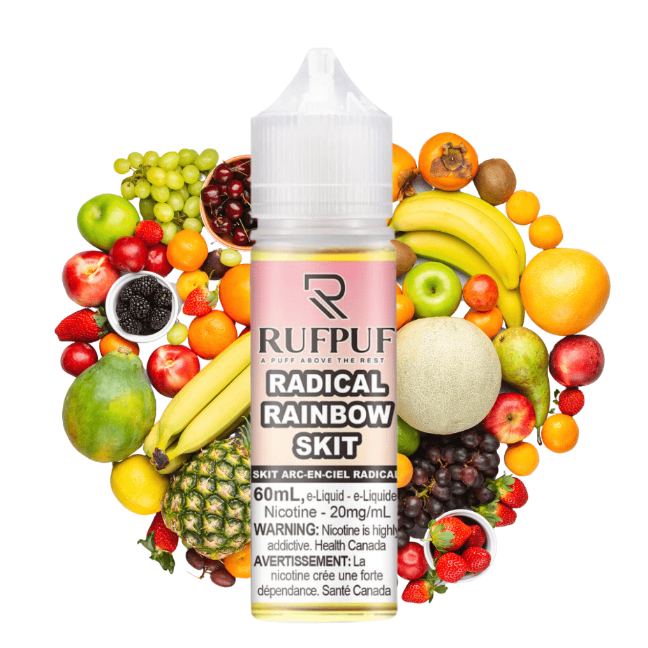 Gcore Rufpuf Salt Radical Rainbow Skit-60ml 20mg / 60mL Winkler Vape SuperStore and Bong Shop Manitoba Canada