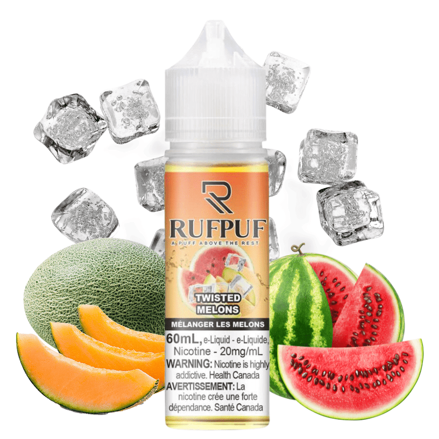 Gcore RufPuf Salt Twisted Melons Salt Nic-60ml 20mg / 60mL Winkler Vape SuperStore and Bong Shop Manitoba Canada