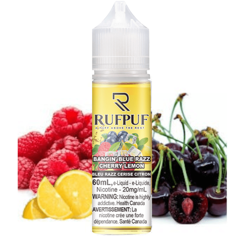 Gcore RufPuf Salts-Bangin' Blue Razz Cherry Lemon-60ml 60ml / 20mg Winkler Vape SuperStore and Bong Shop Manitoba Canada