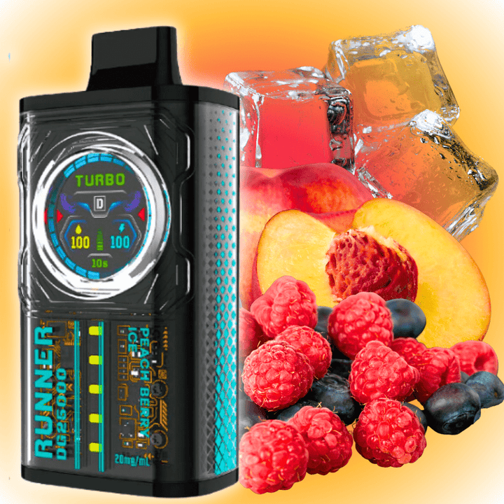 GCORE Runner 25K Disposable Vape - Peach Berry Ice 20mg / 25000 Puffs Winkler Vape SuperStore and Bong Shop Manitoba Canada