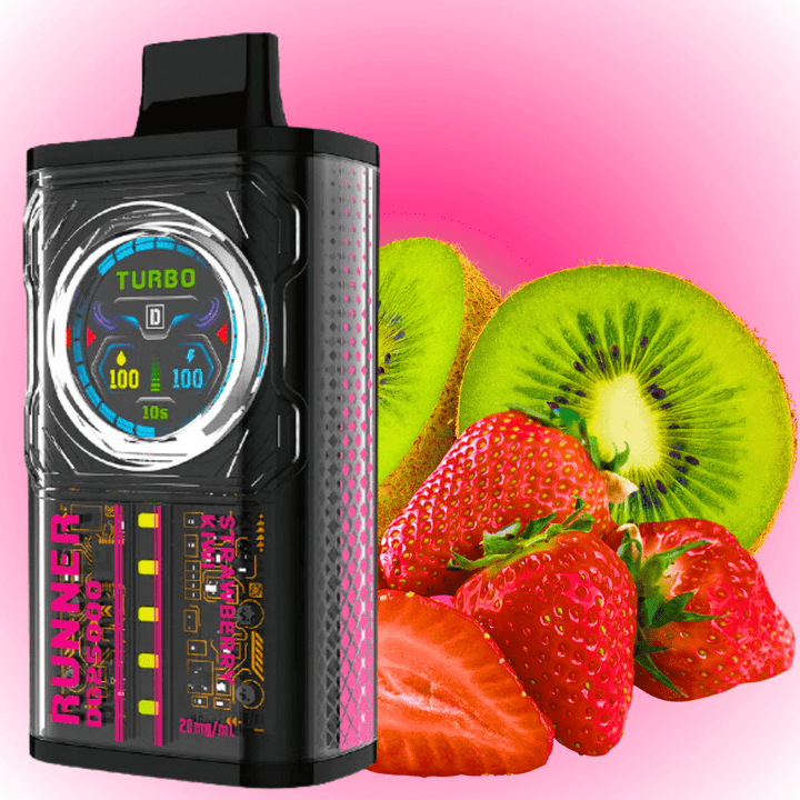 GCORE Runner 25K Disposable Vape - Strawberry Kiwi 20mg / 25000 Puffs Winkler Vape SuperStore and Bong Shop Manitoba Canada