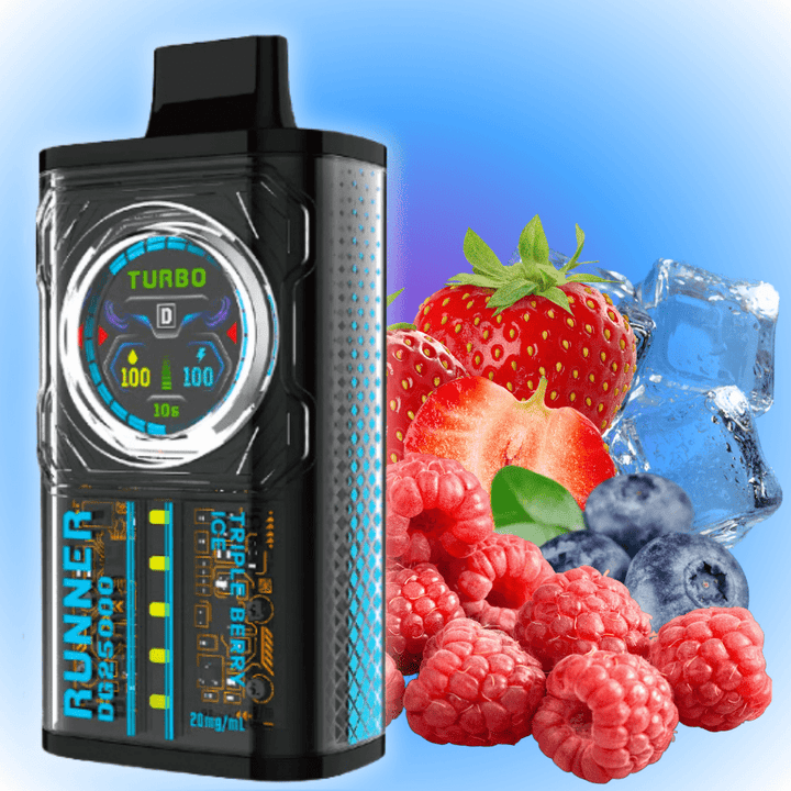 GCORE Runner 25K Disposable Vape - Triple Berry Ice 20mg / 25000 Puffs Winkler Vape SuperStore and Bong Shop Manitoba Canada