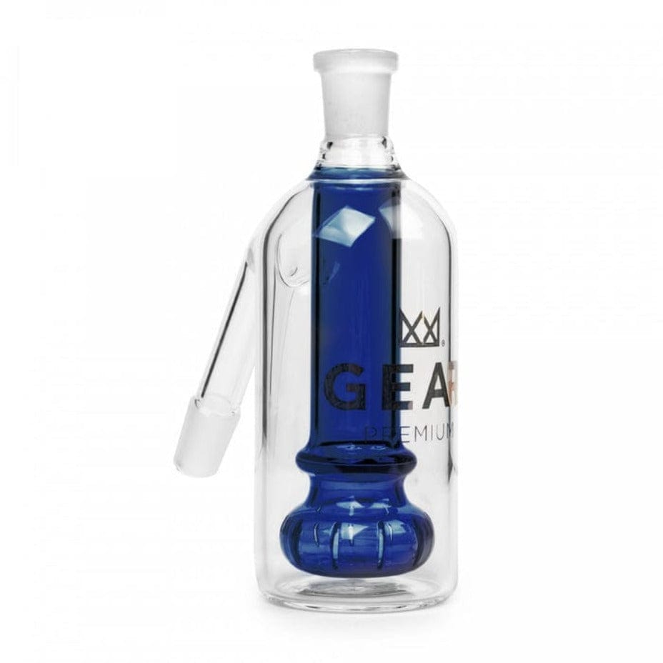 GEAR Premium 90°  Showerhead Perc Ash Catcher 14mm 14mm / 45° / Blue Winkler Vape SuperStore and Bong Shop Manitoba Canada