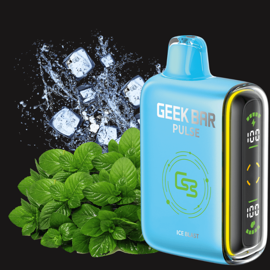 Geek Bar Pulse 9000 Disposable Vape-Ice Blast 20mg / 9000 Puffs Winkler Vape SuperStore and Bong Shop Manitoba Canada