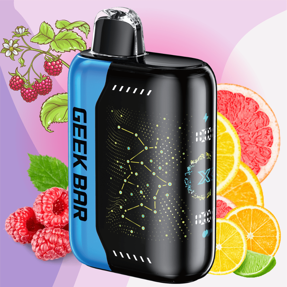 Geek Bar Pulse X 25K Disposable Vape - Raspberry Citrus Ice 25000 Puffs / 20mg Winkler Vape SuperStore and Bong Shop Manitoba Canada