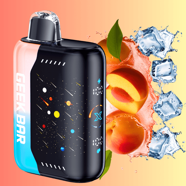 Geek Bar Pulse X 25K Disposable Vape - Sour Peach Ice 25000 Puffs / 20mg Winkler Vape SuperStore and Bong Shop Manitoba Canada