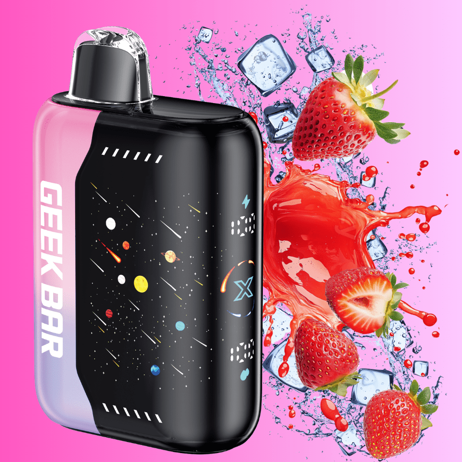 Geek Bar Pulse X 25K Disposable Vape - Sour Strawberry Ice 25000 Puffs / 20mg Winkler Vape SuperStore and Bong Shop Manitoba Canada