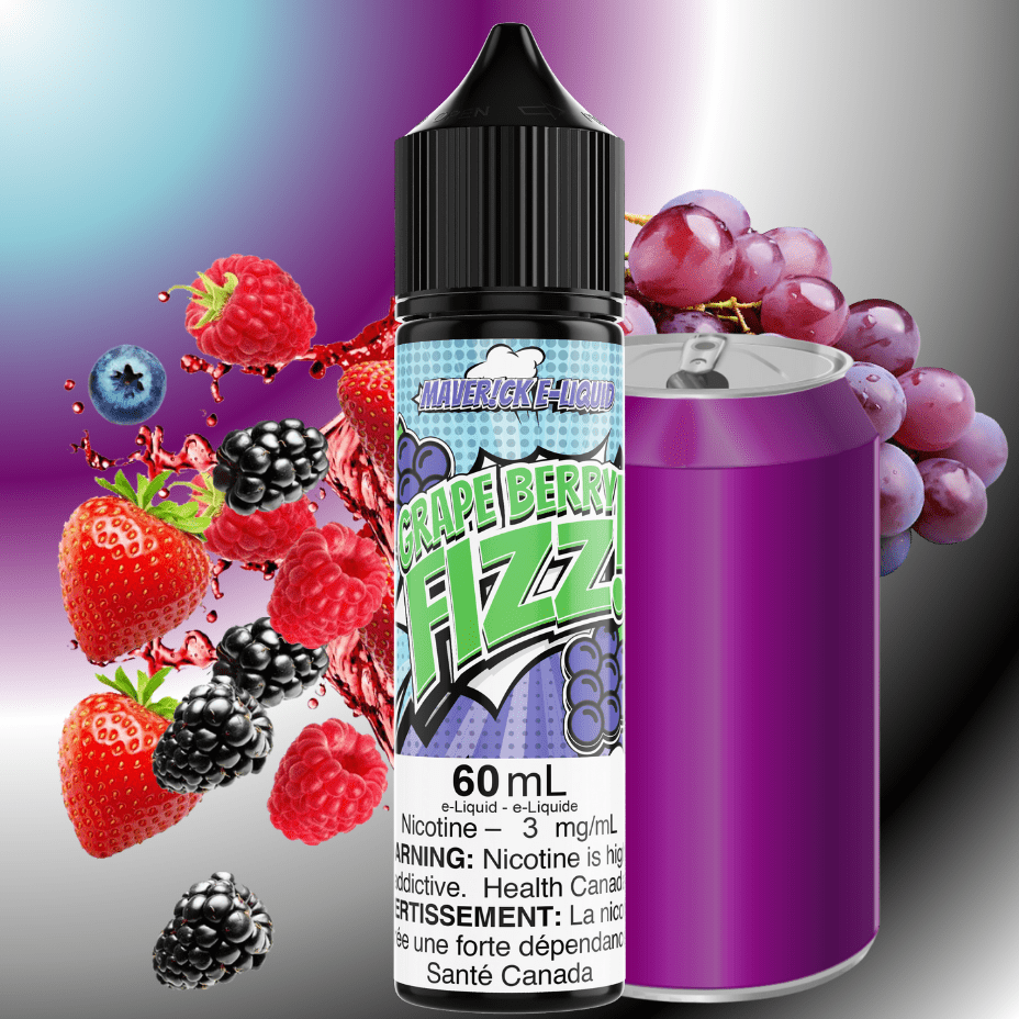 Grape Berry Fizz by Maverick E-Liquid Winkler Vape SuperStore and Bong Shop Manitoba Canada