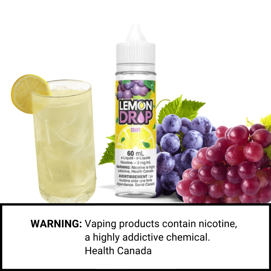 Grape by Lemon Drop 60ml Winkler Vape SuperStore and Bong Shop Manitoba Canada