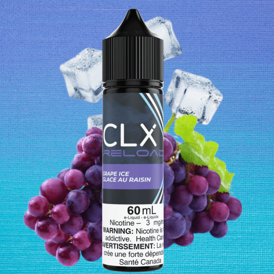 Grape Ice by CLX Reload E-liquid Winkler Vape SuperStore and Bong Shop Manitoba Canada