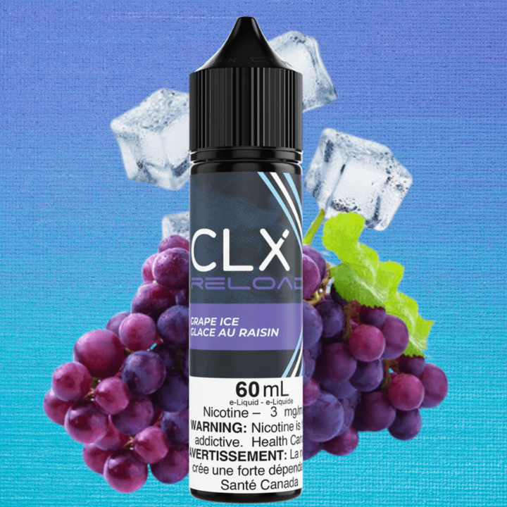 Grape Ice by CLX Reload E-liquid Winkler Vape SuperStore and Bong Shop Manitoba Canada