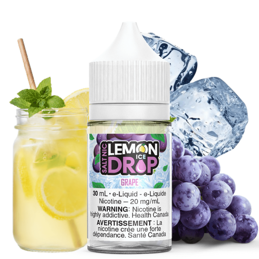 Grape Ice by Lemon Drop Salt Winkler Vape SuperStore and Bong Shop Manitoba Canada