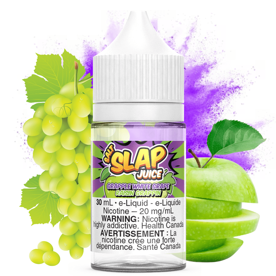 Grapple White Grape Salt by Slap Juice 30ml / 12mg Winkler Vape SuperStore and Bong Shop Manitoba Canada