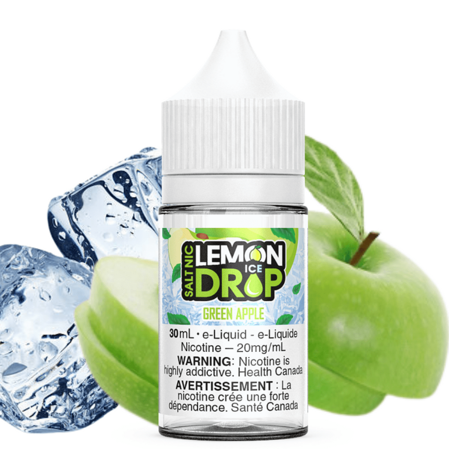 Green Apple Ice by Lemon Drop Salt Winkler Vape SuperStore and Bong Shop Manitoba Canada