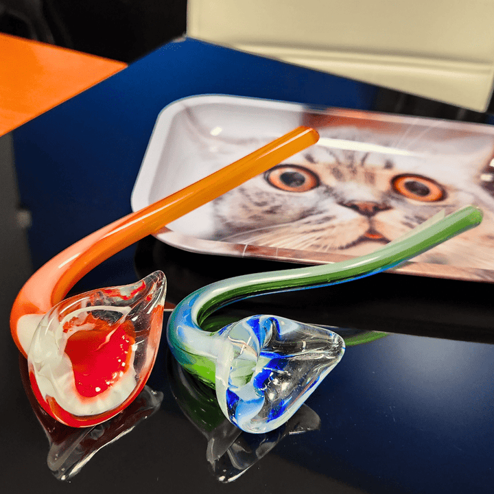 Heady Glass Calla Lily Glass Pipe-7" Winkler Vape SuperStore and Bong Shop Manitoba Canada