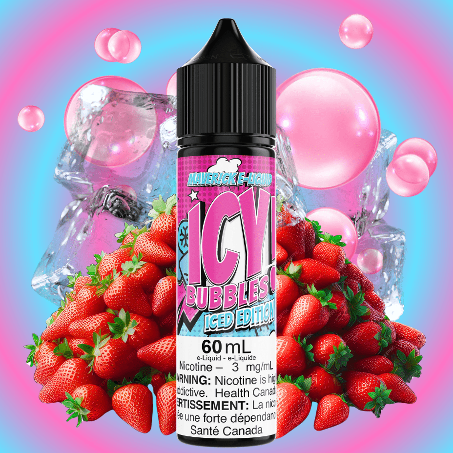 Icy Bubbles by Maverick E-Liquid Winkler Vape SuperStore and Bong Shop Manitoba Canada