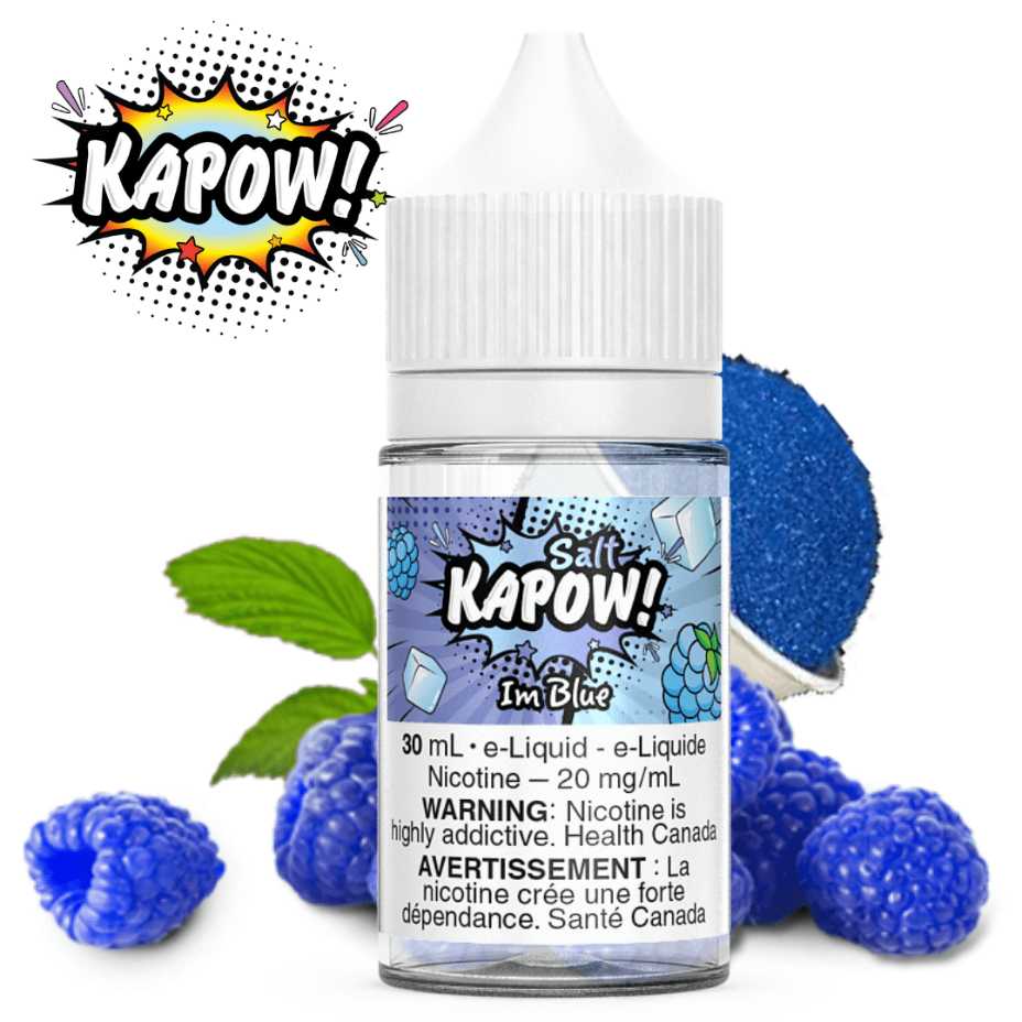 Im Blue Salt by Kapow E-liquid 30ml / 12mg Winkler Vape SuperStore and Bong Shop Manitoba Canada