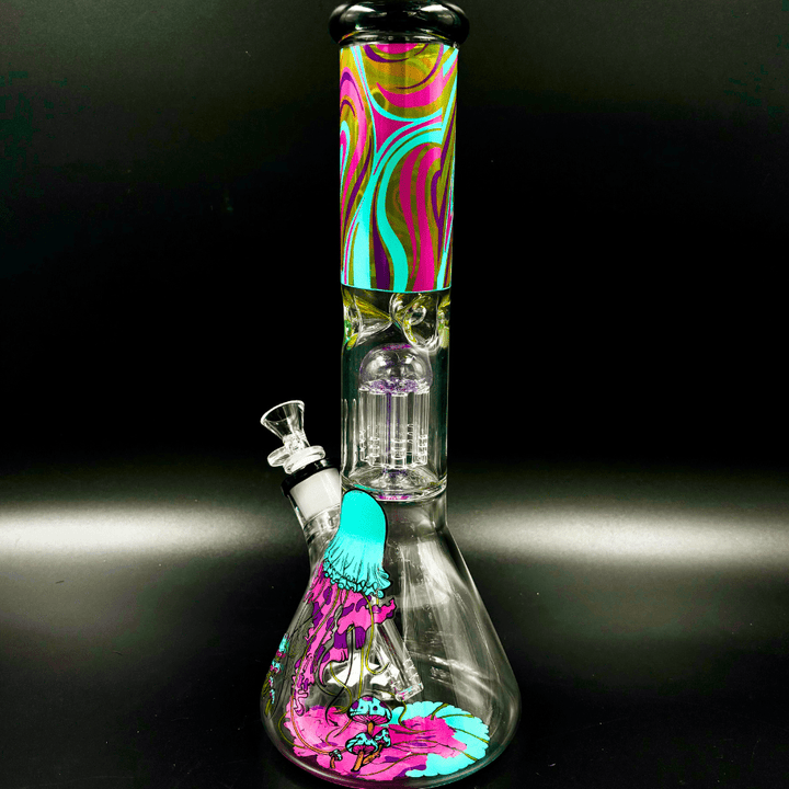 Infyniti Untamed 7mm Jellyfish Beaker w/ Tree Perc 14" Winkler Vape SuperStore and Bong Shop Manitoba Canada