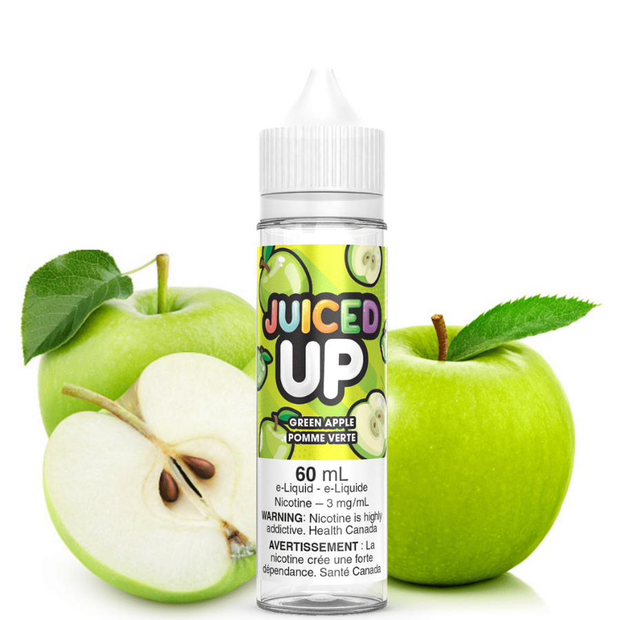 Juiced Up Green Apple-60ml 3mg Winkler Vape SuperStore and Bong Shop Manitoba Canada