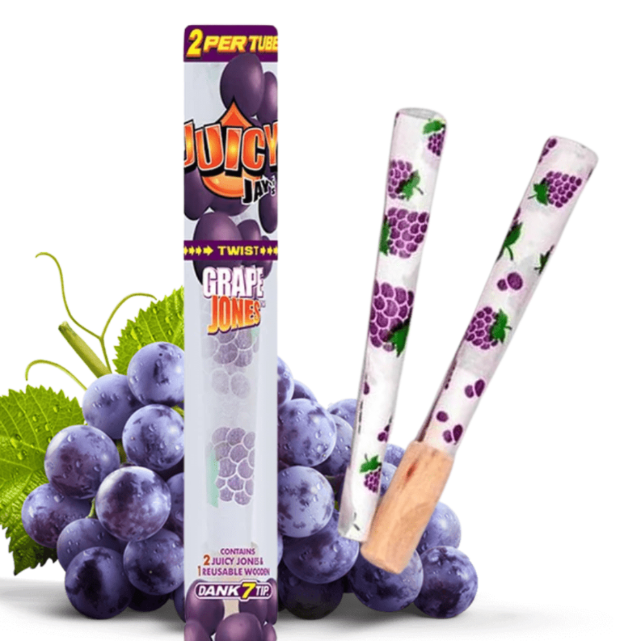 Juicy Jay's Jones Cones w/ Dank 7 Tip Grape Winkler Vape SuperStore and Bong Shop Manitoba Canada