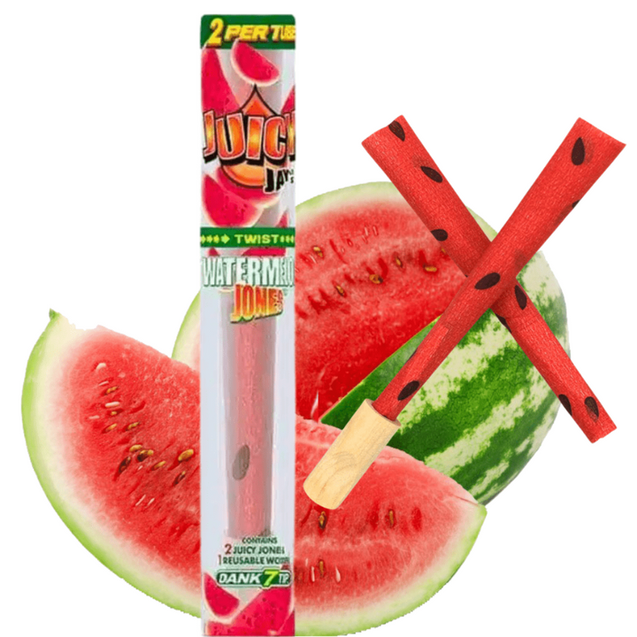 Juicy Jay's Jones Cones w/ Dank 7 Tip Watermelon Winkler Vape SuperStore and Bong Shop Manitoba Canada