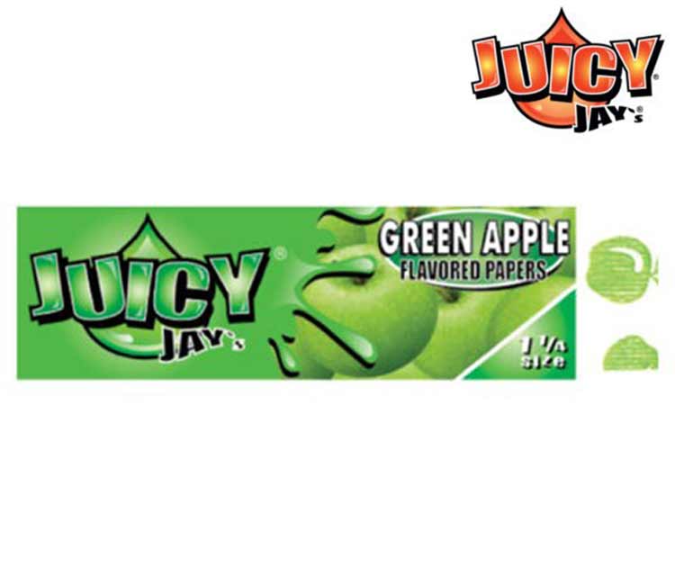 Juicy Jay's Rolling Papers Green Apple Winkler Vape SuperStore and Bong Shop Manitoba Canada