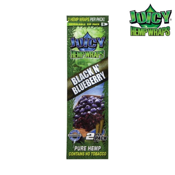 Juicy Jays Hemp Wraps Black N Blueberry Winkler Vape SuperStore and Bong Shop Manitoba Canada