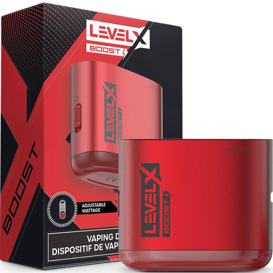 Level X Boost Battery-850mAh 850mAh / Red Winkler Vape SuperStore and Bong Shop Manitoba Canada