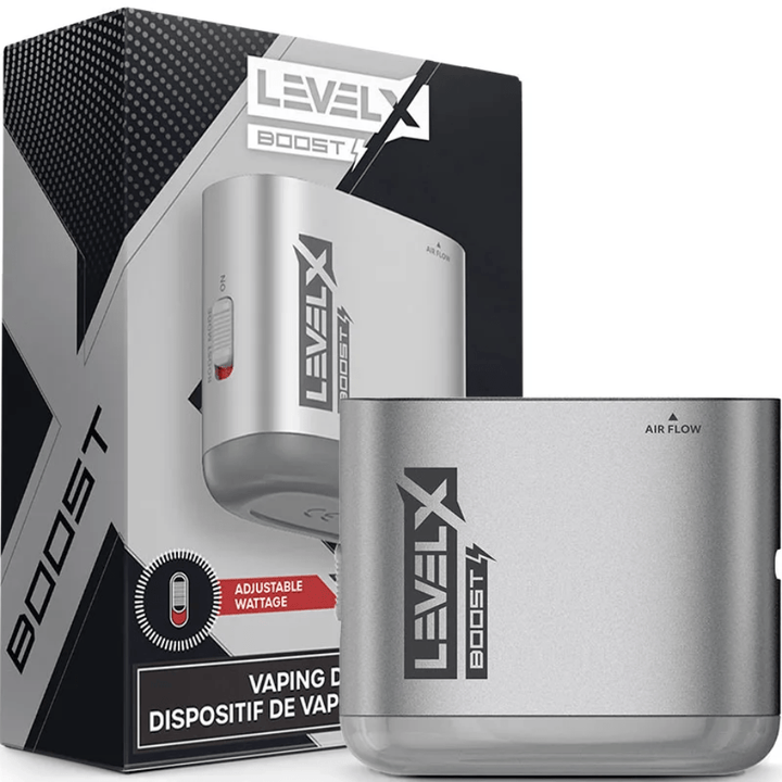 Level X Boost Battery-850mAh 850mAh / Silver Winkler Vape SuperStore and Bong Shop Manitoba Canada