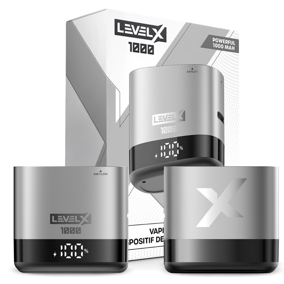 Level X Device Kit 1000 1000mAh / Nexus Silver Winkler Vape SuperStore and Bong Shop Manitoba Canada