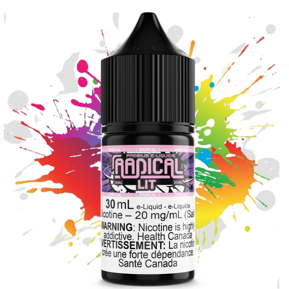 Lit Salt Nic by Radical E-liquid 30ml / 12mg Winkler Vape SuperStore and Bong Shop Manitoba Canada