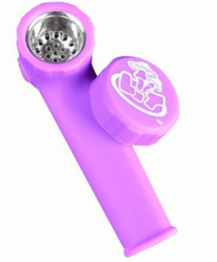 Lit Silicone Hand Pipe-3.5" Winkler Vape SuperStore and Bong Shop Manitoba Canada