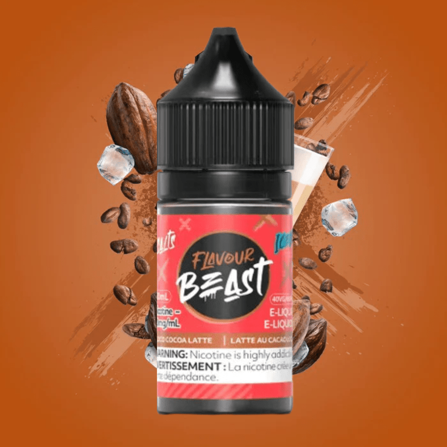 Loco Cocoa Latte Iced Salts by Flavour Beast E-Liquid 30ml / 20mg Winkler Vape SuperStore and Bong Shop Manitoba Canada