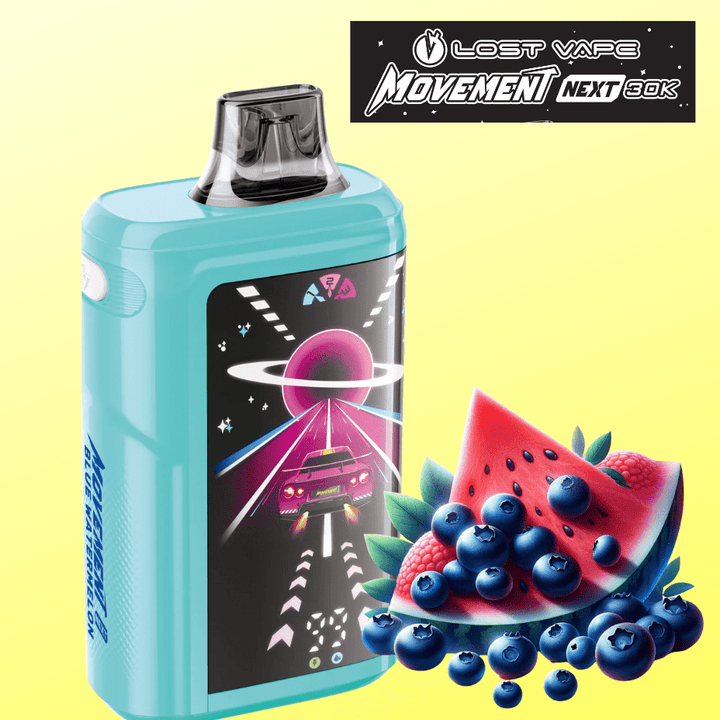 Lost Vape Movement Next 30k Disposable Vape - Blue Watermelon 30000 Puffs Winkler Vape SuperStore and Bong Shop Manitoba Canada