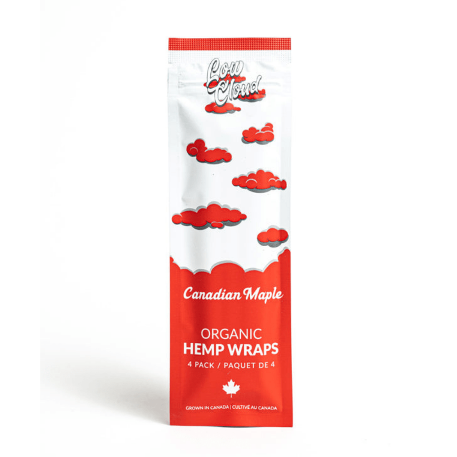 Low Cloud - Organic Hemp Blunt Wraps 4/pkg / Canadian Maple Winkler Vape SuperStore and Bong Shop Manitoba Canada