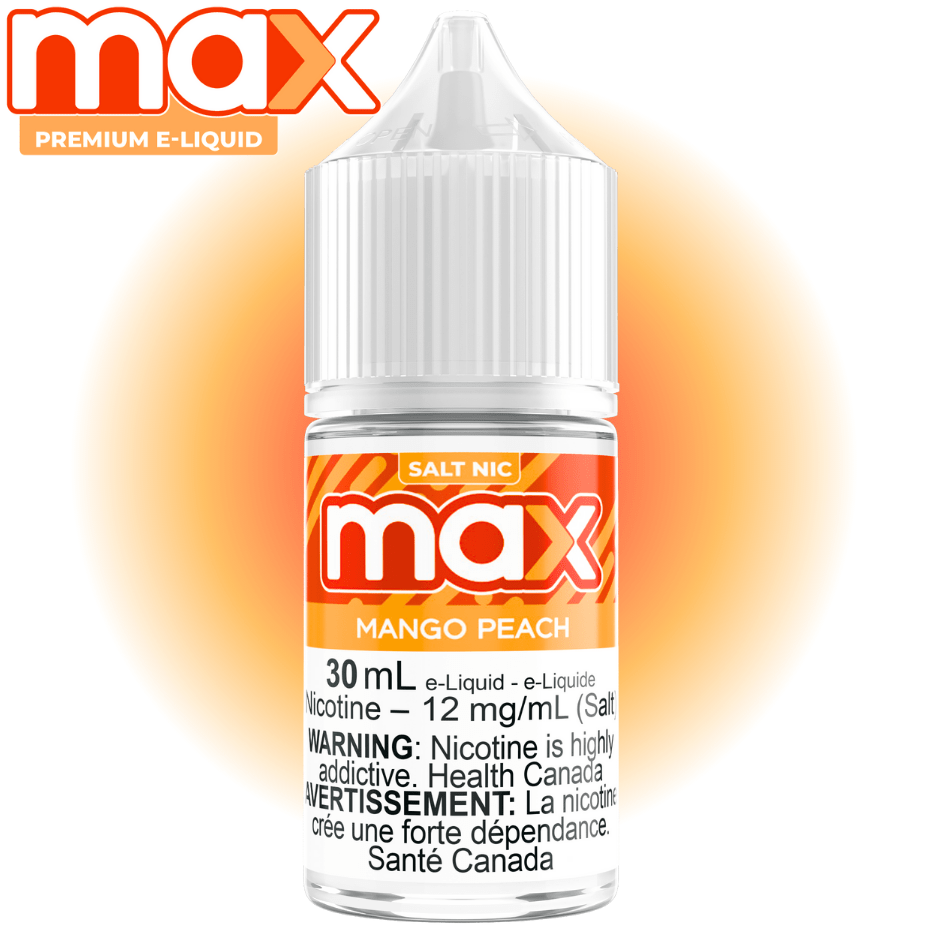 Max E-Liquid - Mango Peach Salt 30ml / 12mg Winkler Vape SuperStore and Bong Shop Manitoba Canada